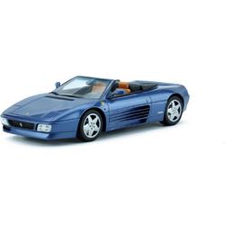 Ferrari 348 Spider 1993 (Blauw) (30 cm) 1/18 GT Spirit {Modelauto - Schaalmodel - Miniatuurauto}